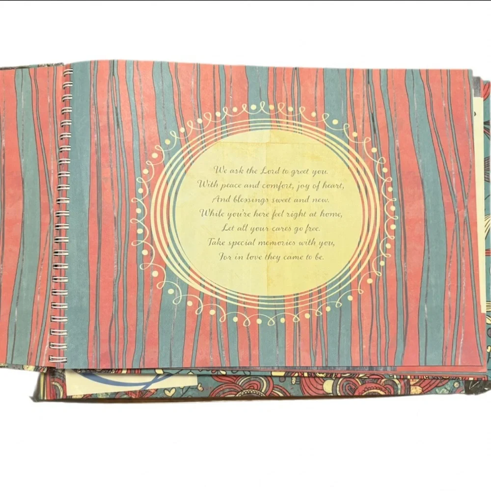 Blessings Unlimited Floral Guest Book